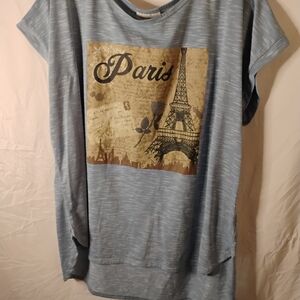Sugar & Diamonds Paris Graphic Tunic Tee